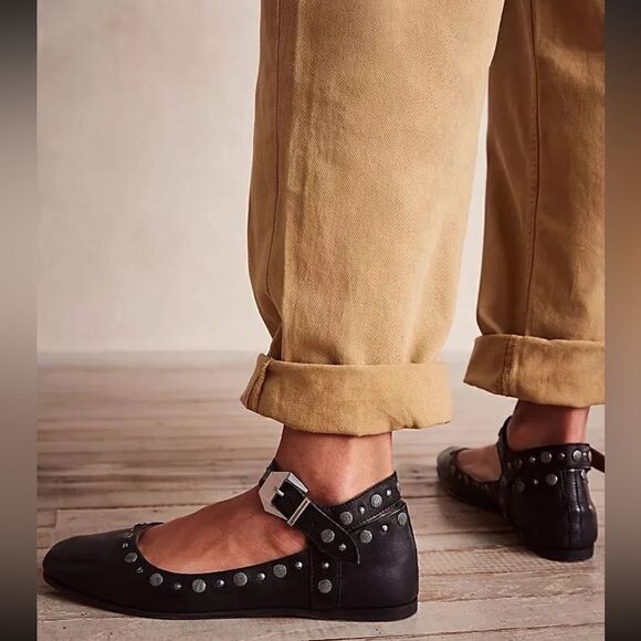 Free People Mystic Mary Jane Flat - Picture 4 of 5